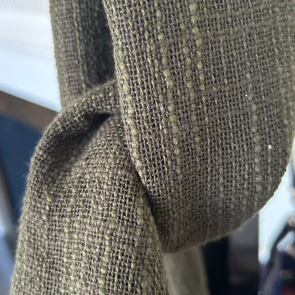 Olive Green Hand Loom Textile Hand Tied Tassels Travel Scarf Wrap Towel Sarong